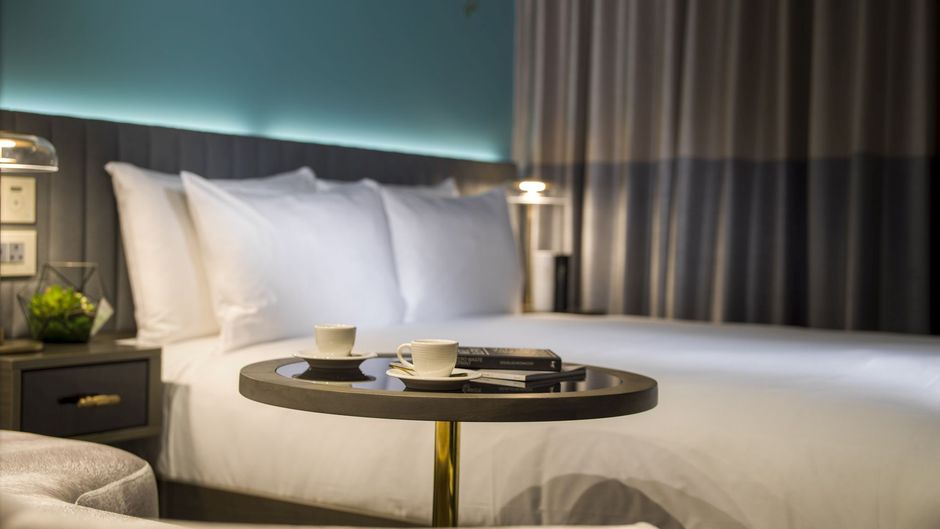 Middle Eight Hotel Room