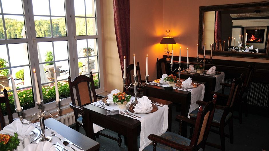 Hotel Podewils Castle in Krag Restaurant