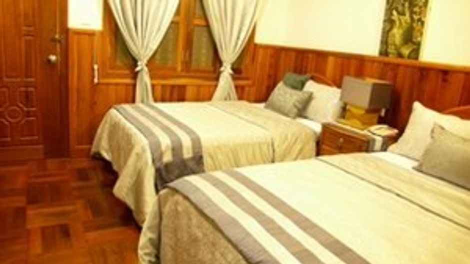 Wooden Angkor Hotel Room