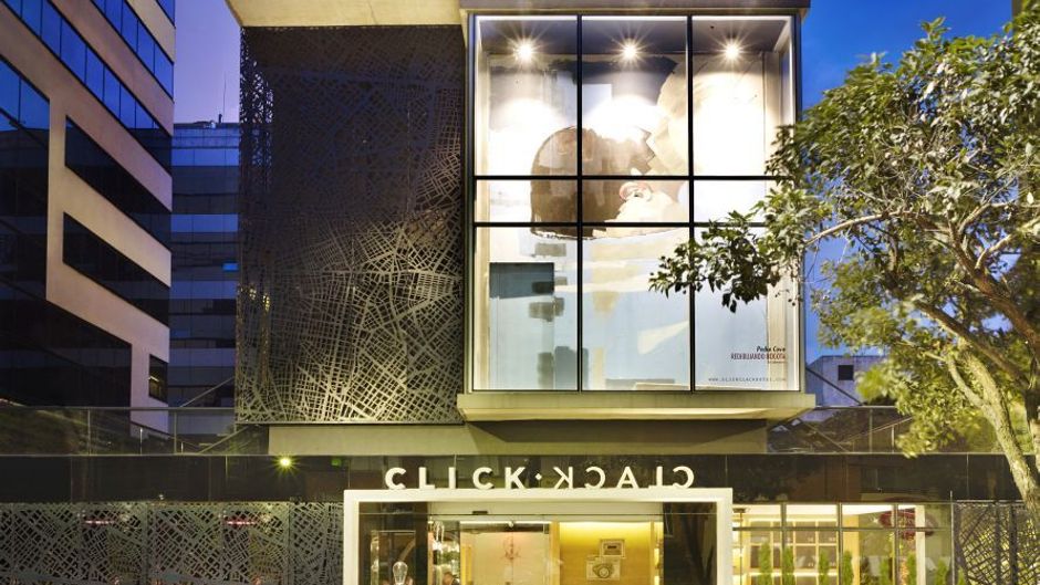 The Click Clack Hotel Exterior