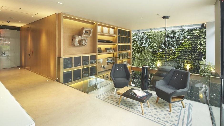 The Click Clack Hotel Lobby