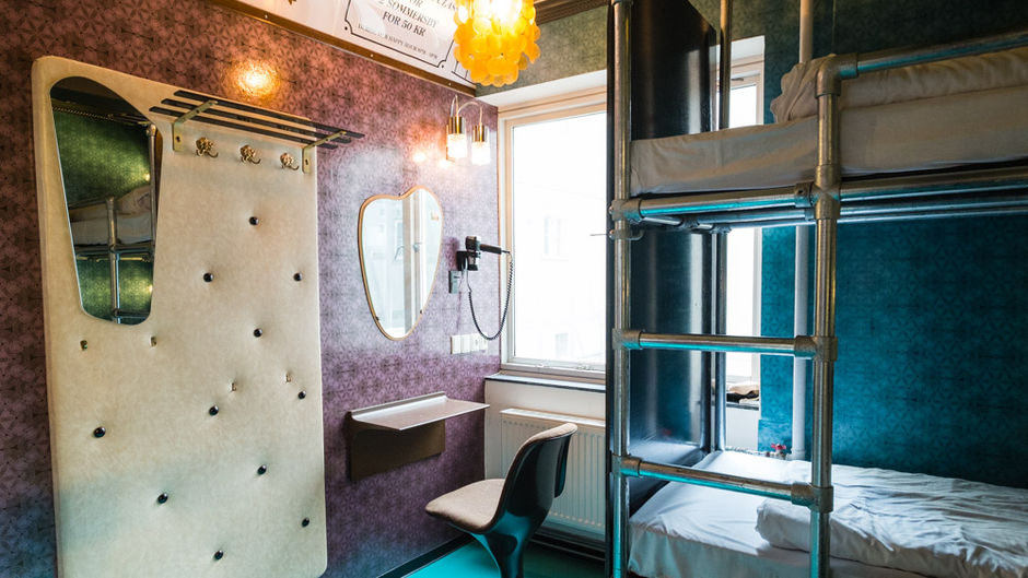 Copenhagen Downtown Hostel Room