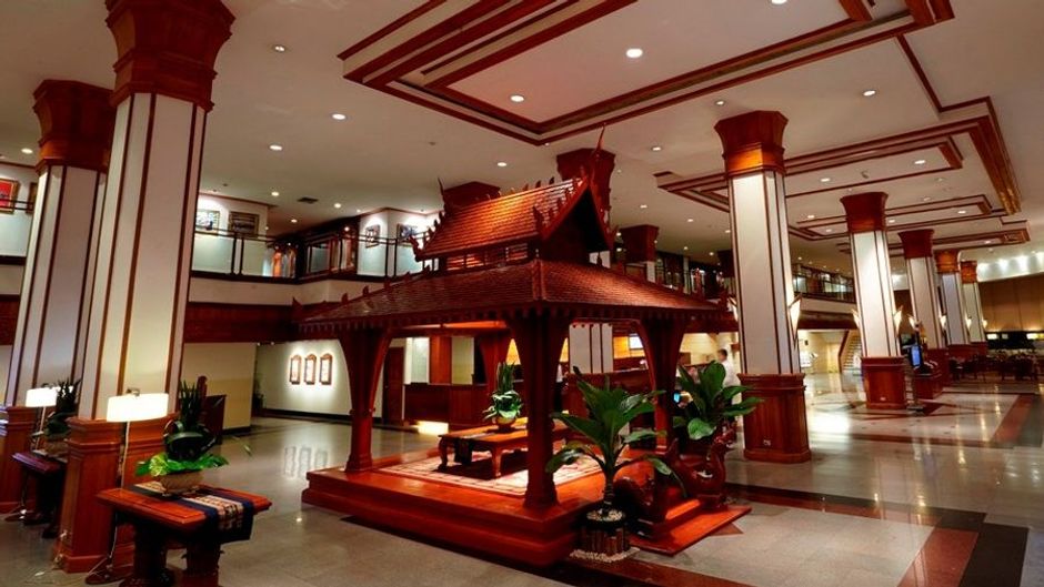 Lao Plaza Hotel Lobby