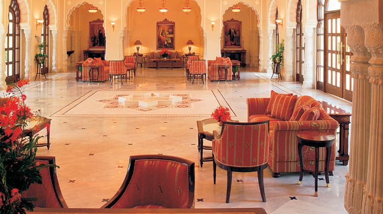Rambagh Palace Hotel Lobby