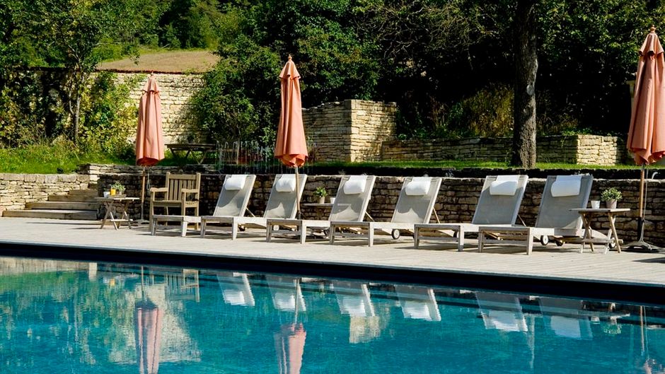 Chateau de Courban Pool