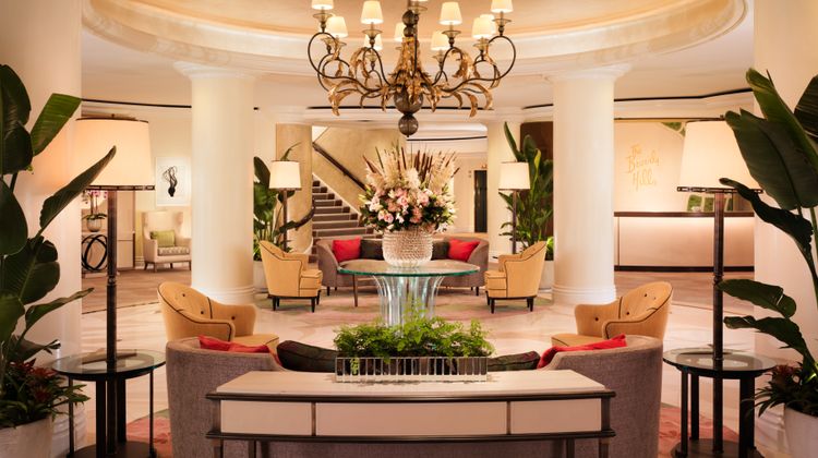 The Beverly Hills Hotel Lobby