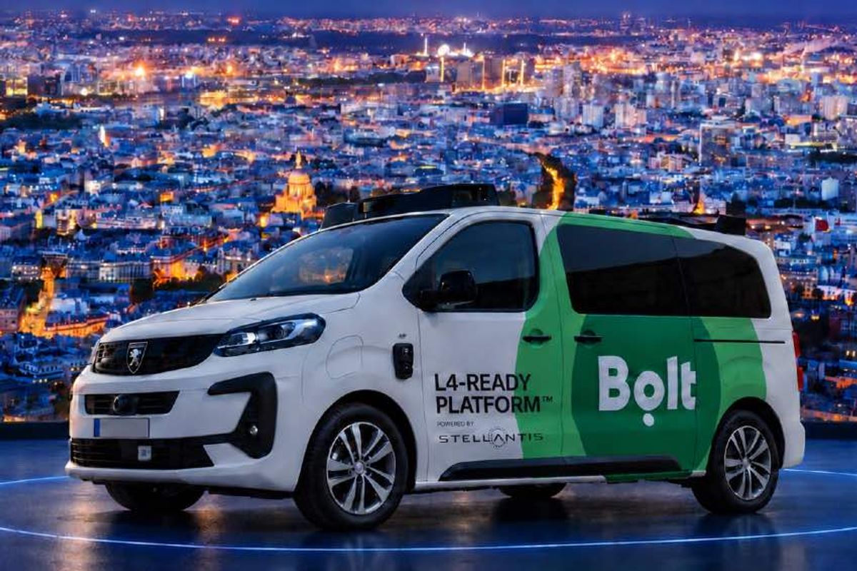 Bolt and Stellantis to pilot autonomous vehicles in Paris