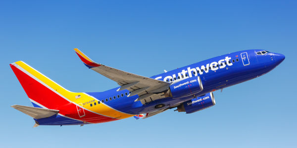 Phoenix, Arizona – Southwest Airlines Boeing 737-700 airplane at Phoenix Sky Harbor airport (PHX) in the United States.