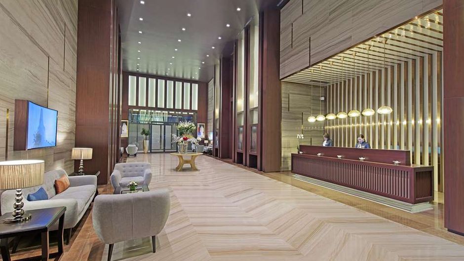 The Curve Hotel Lobby