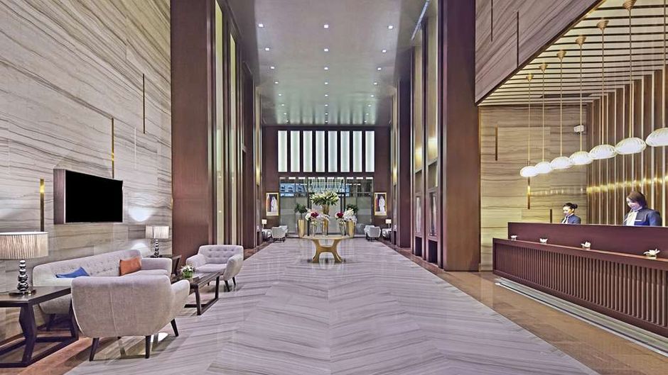 The Curve Hotel Lobby