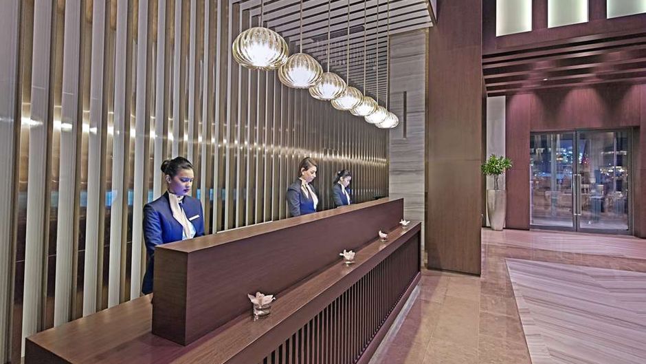 The Curve Hotel Lobby