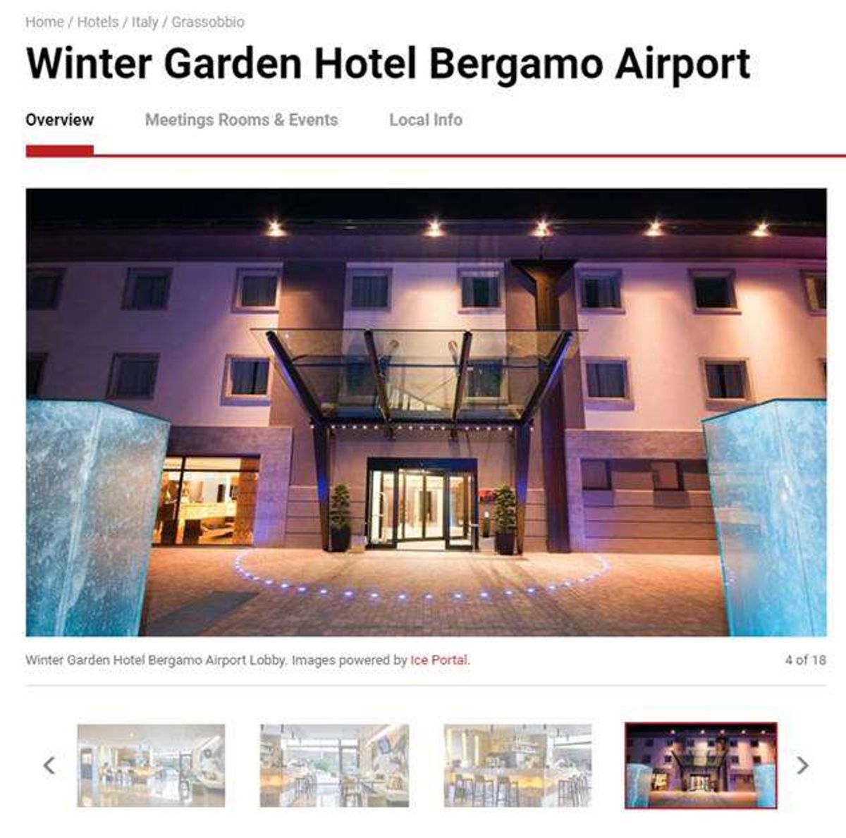 Winter Garden Hotel Bergamo Airport- First Class Grassobbio, Italy Hotels-  Business Travel Hotels in Grassobbio | Business Travel News, image size:1200x1189