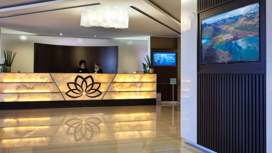 Winter Garden Hotel Bergamo Airport Lobby
