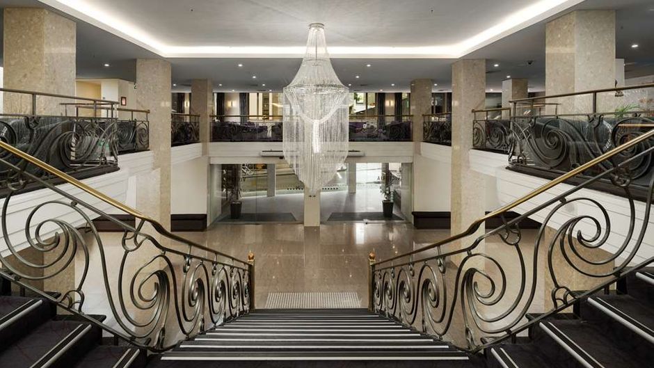The Victoria Hotel Melbourne Lobby