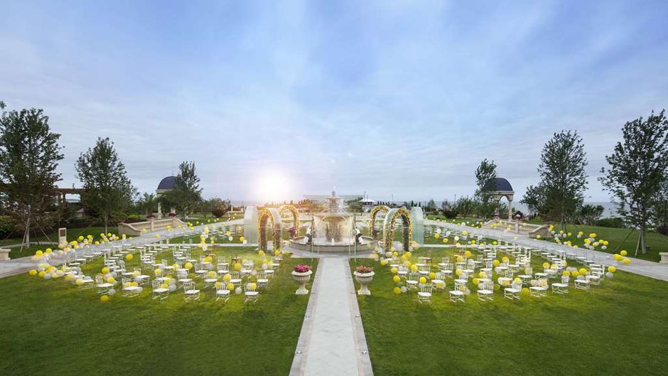 Hilton Dalian Golden Pebble Beach Resort Exterior