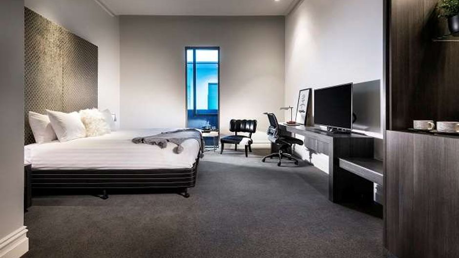 The Melbourne Hotel Room