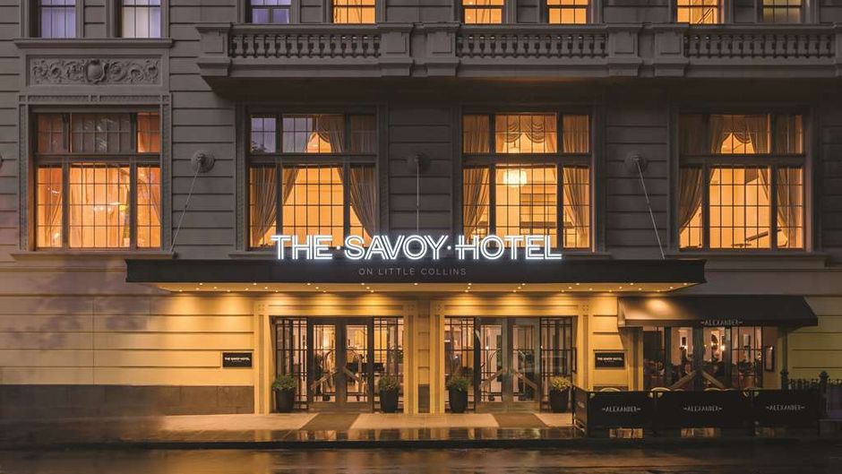 The Savoy Hotel on Little Collins Exterior