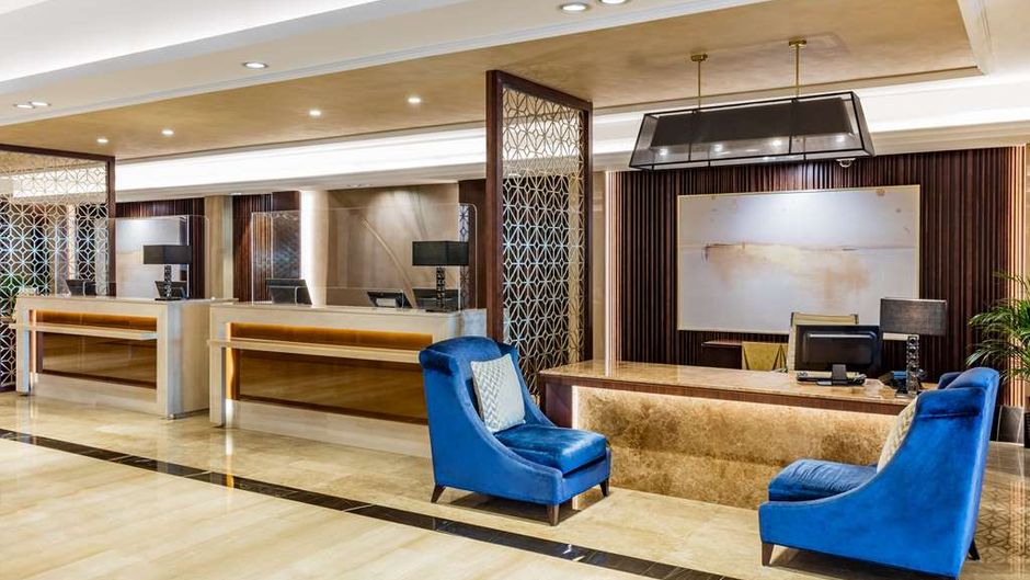 The Diplomat Radisson Blu Hotel Lobby