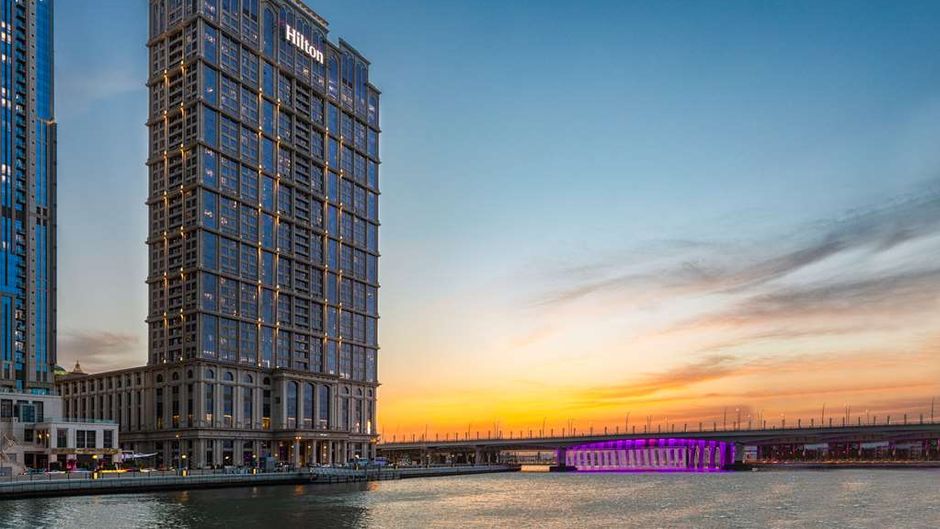 Hilton Dubai Al Habtoor City Exterior