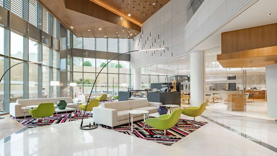 Radisson Blu Hotel & Resid Diplomatic Qt Lobby