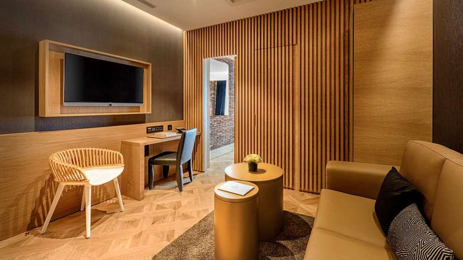 Monument Hotel Room