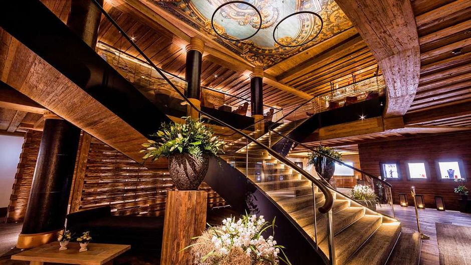 The Alpina Gstaad Lobby
