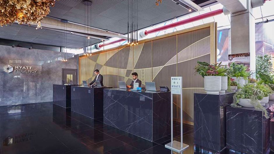 Hyatt Regency Barcelona Tower Lobby