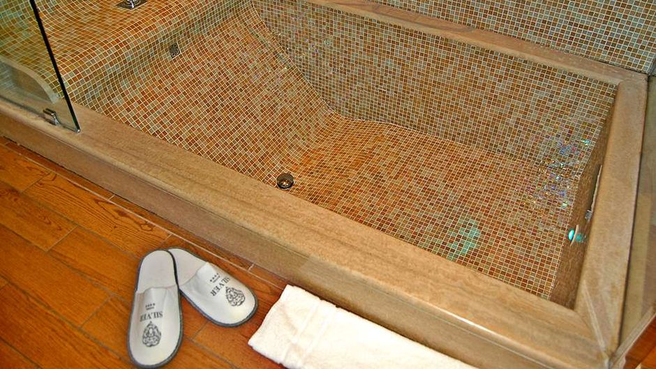 Silver Hotel Room