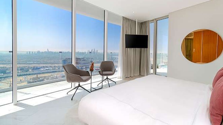 FIVE Jumeirah Village Dubai Room