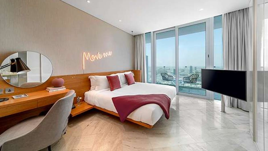 FIVE Jumeirah Village Dubai Room