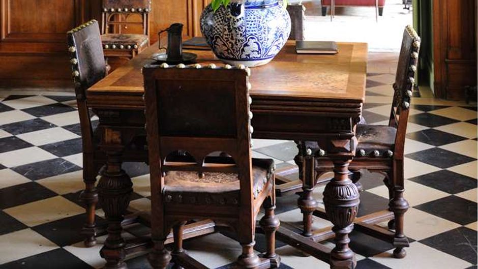 Chateau de la Bourdaisiere Lobby