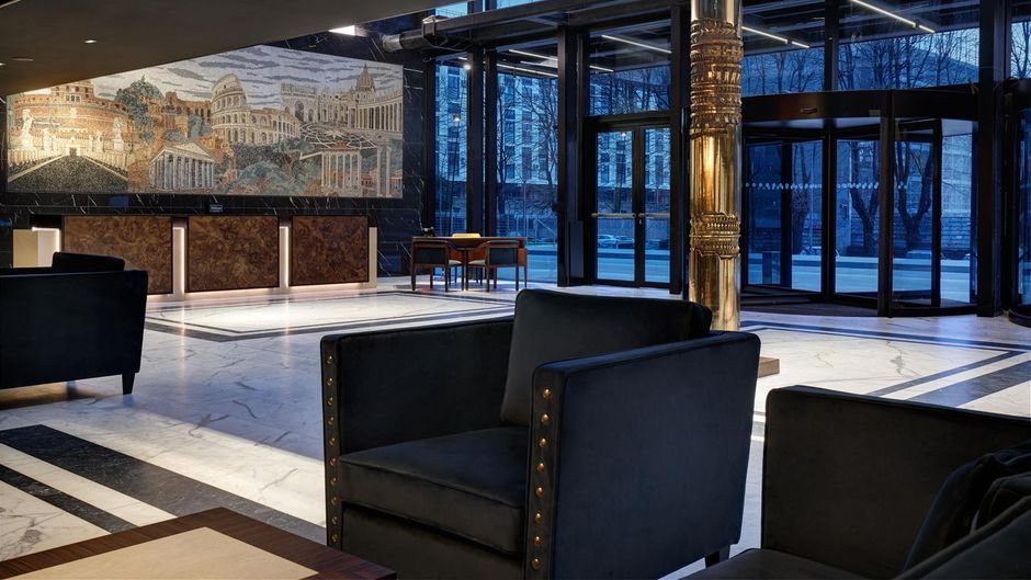 Hilton Rome Eur La Lama Lobby