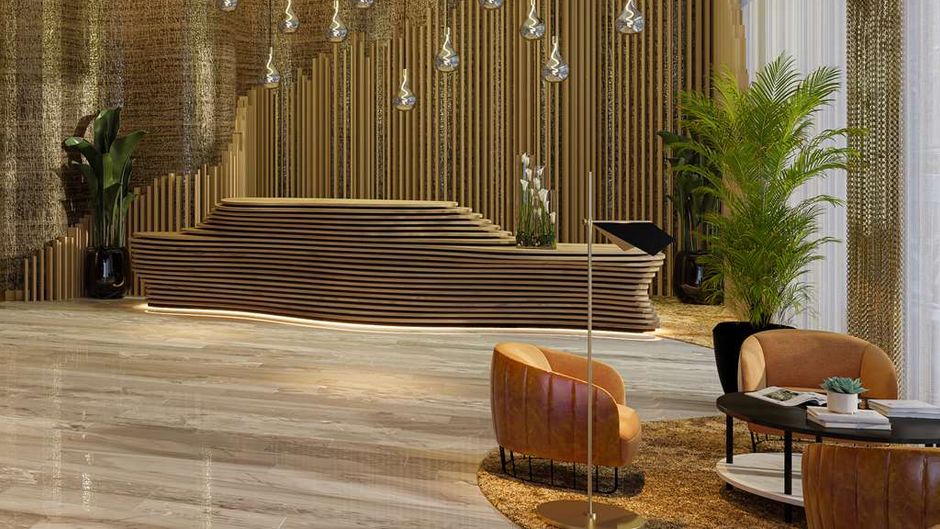 Middle Eight Hotel Lobby