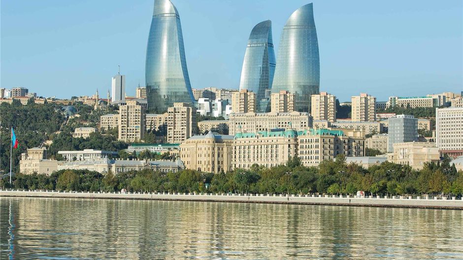 Fairmont Baku, Flame Towers Exterior