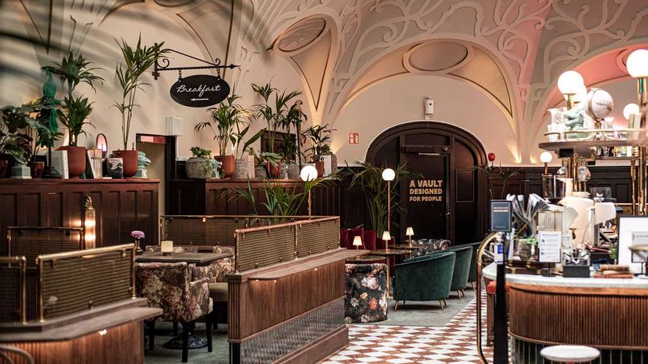 The Vault Hotel Lobby