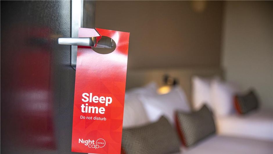 Nightcap at Manhattan Hotel Room