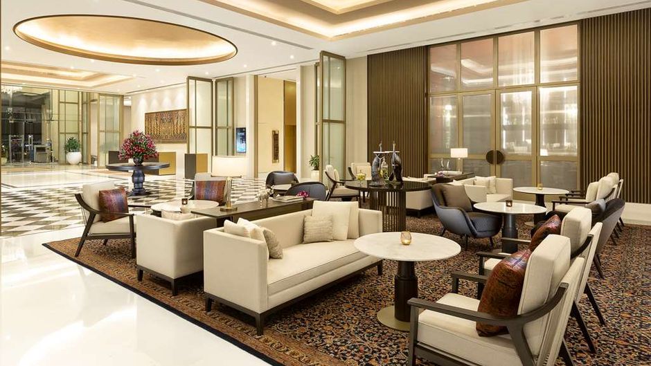 The Leela Bhartiyar City Bengaluru Lobby