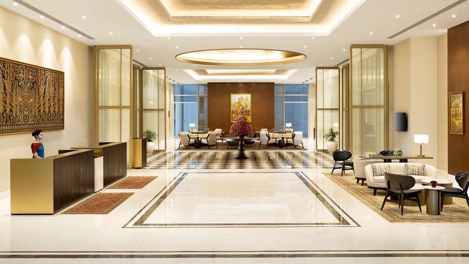 The Leela Bhartiyar City Bengaluru Lobby