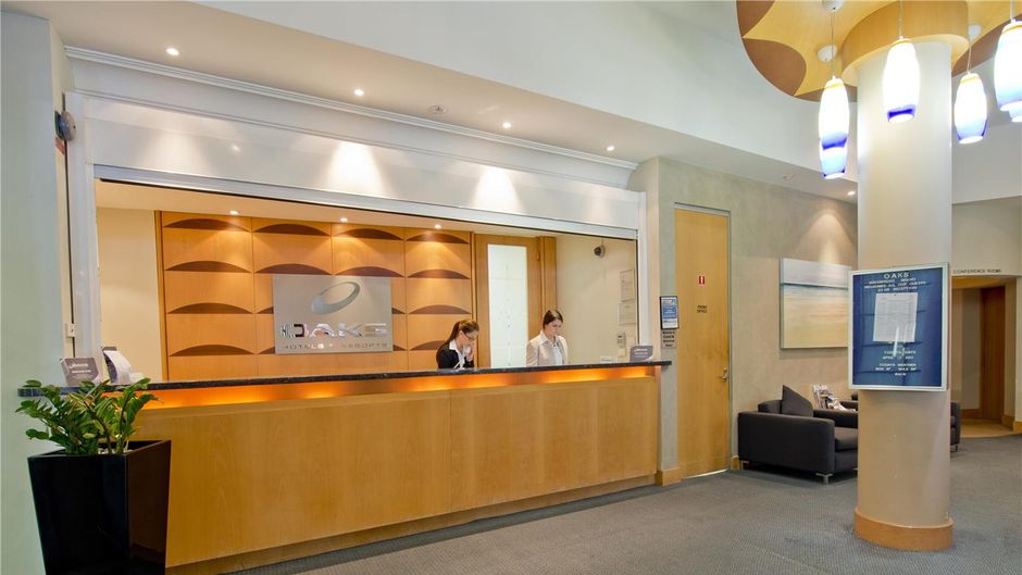 Oaks The Entrance Waterfront Suites Lobby