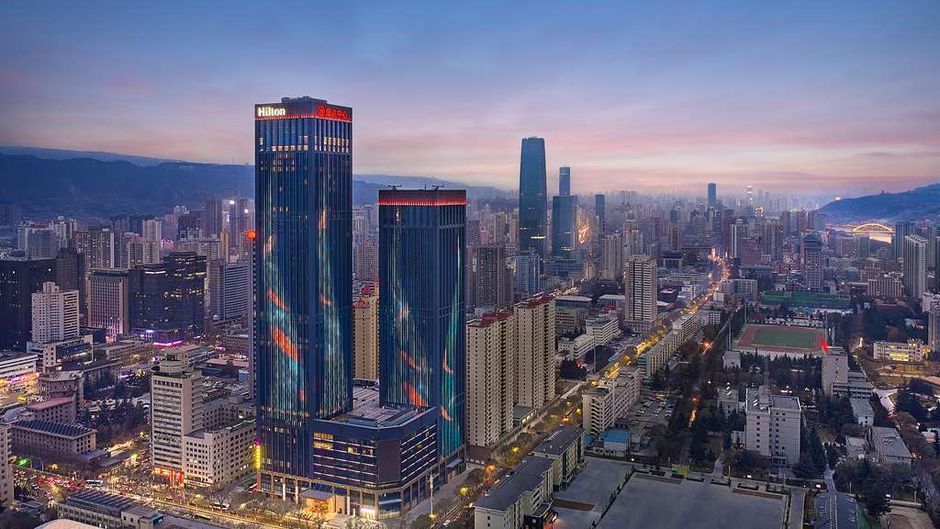 Hilton Lanzhou City Center Exterior