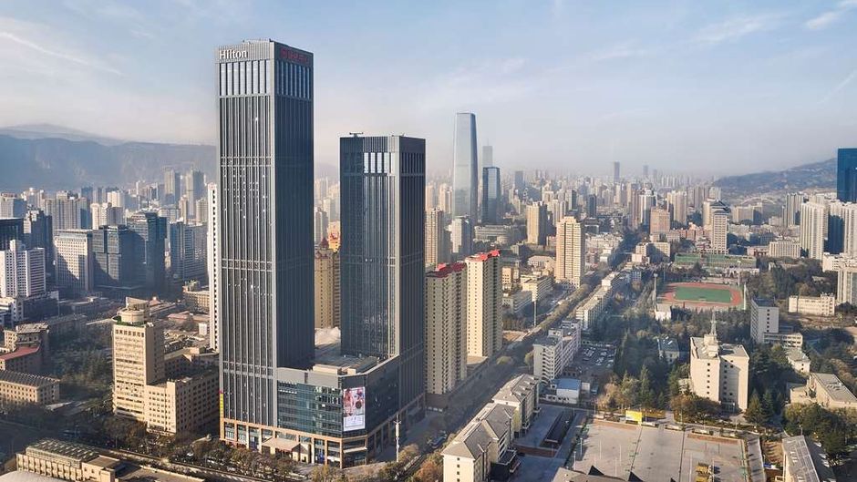 Hilton Lanzhou City Center Exterior