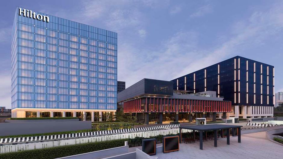 Hilton Bengaluru Manyata Business Park Exterior