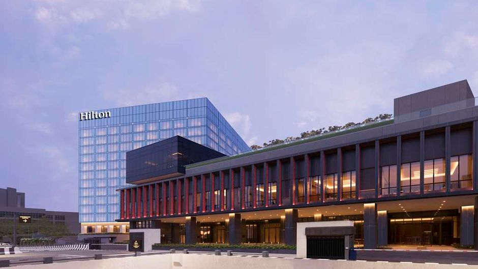 Hilton Bengaluru Manyata Business Park Exterior