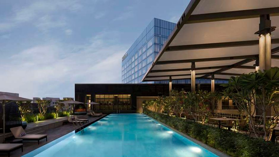 Hilton Bengaluru Manyata Business Park Pool