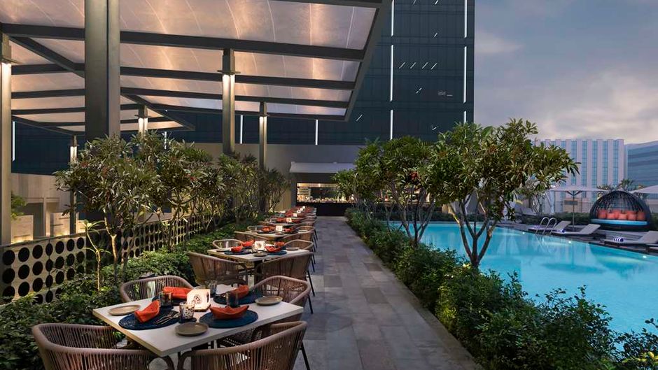 Hilton Bengaluru Manyata Business Park Restaurant