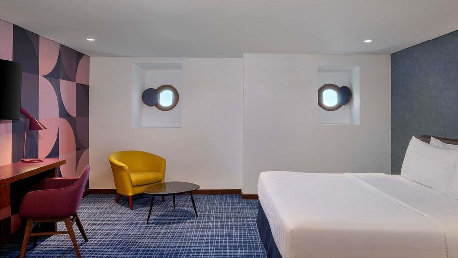 Queen Elizabeth 2 Floating Hotel Room