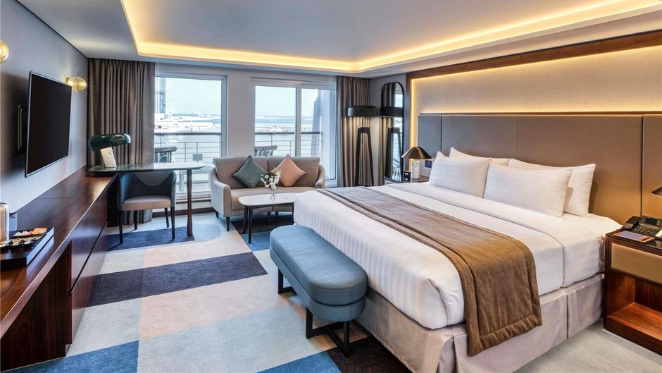 Queen Elizabeth 2 Floating Hotel Room