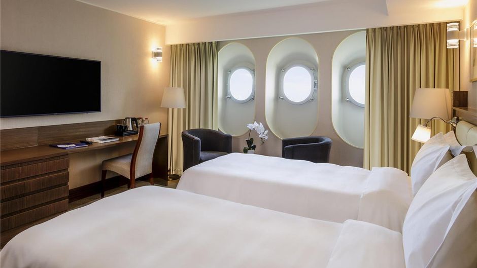 Queen Elizabeth 2 Floating Hotel Room
