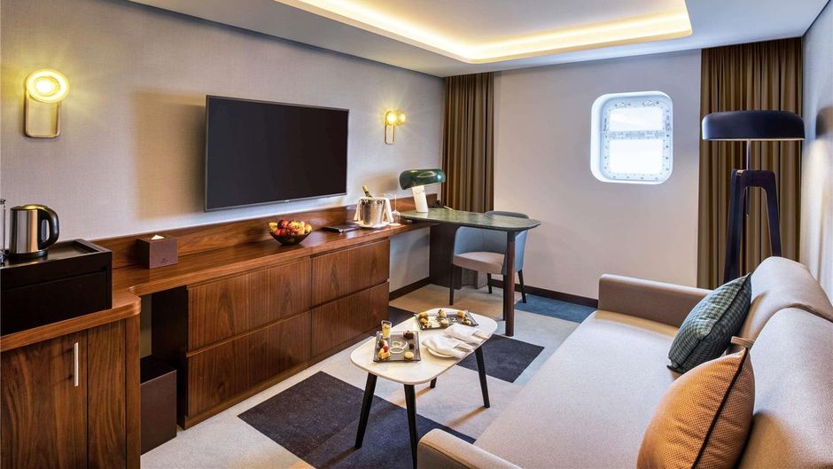 Queen Elizabeth 2 Floating Hotel Room