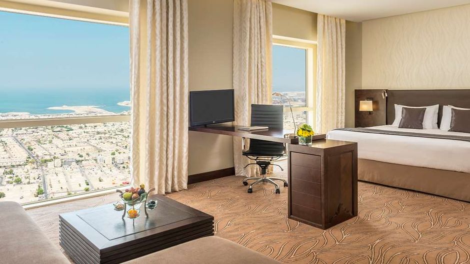 The Tower Plaza Hotel Room